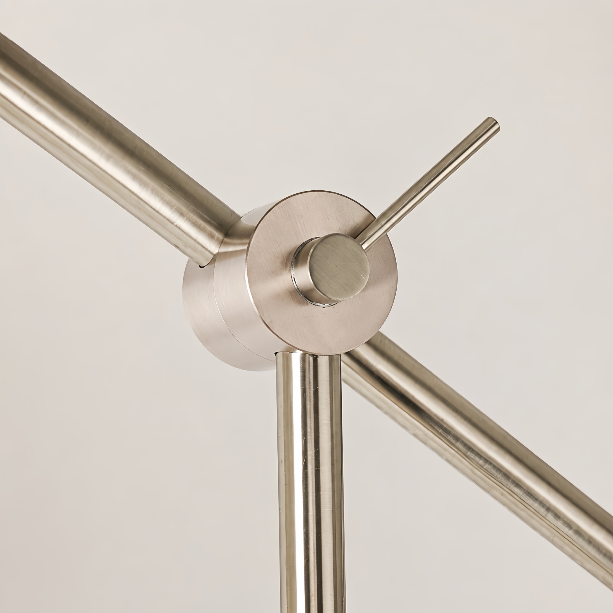 Swing arm table lamp close-up detail